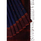 Kalyani - Handloom Kora Silk Saree with Handturned Buta freeshipping - Shreni Samudaya