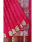 Plain Viscose Saree with Embossed Border freeshipping - Shreni Samudaya