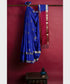 Rudrakshi  Pure Silk Handloom Saree - Blue freeshipping - Shreni Samudaya
