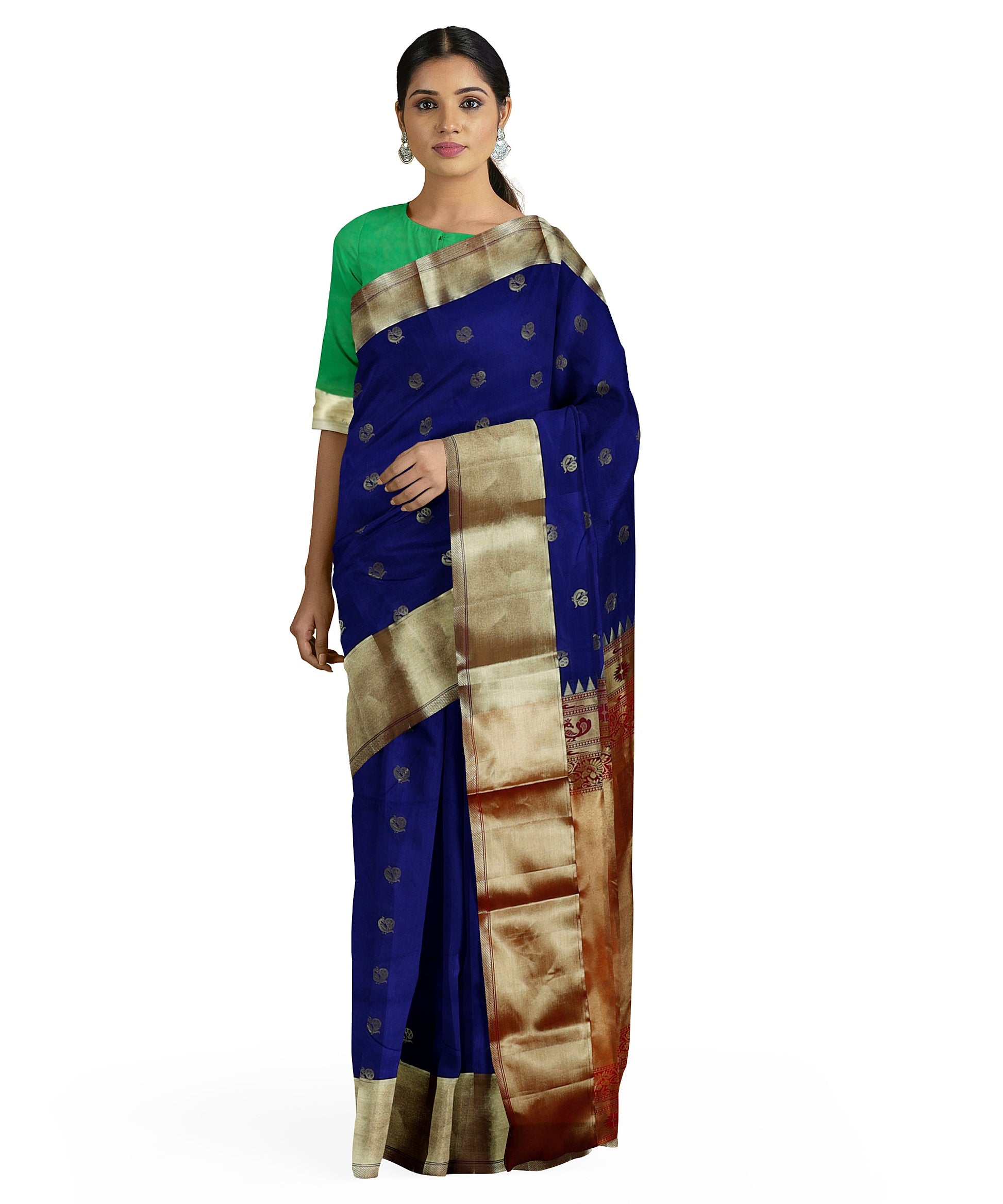 Tissue Half silk saree freeshipping - Shreni Samudaya