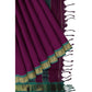 Banashri - Pure Cotton Saree - Purple