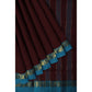 Madhuri - Pure Cotton Saree - Redish Brown